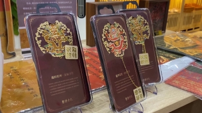 龙年寻龙——台历、剪纸、摆件 多彩“龙元素”文创亮相德州博物馆