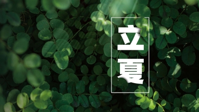 德报说节气 | 今日立夏！立夏天方霁，闲情喜暂舒