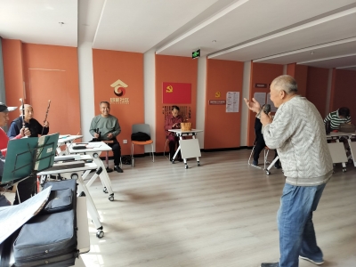 陵城区安德街道成立社区老年人艺术团