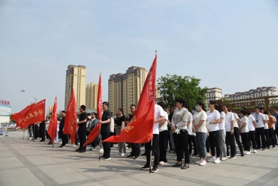 乐陵市中医院举行职工趣味运动会暨八段锦表演活动