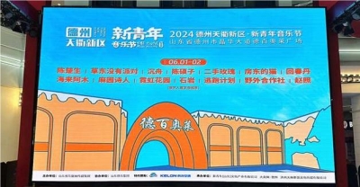 新青年·新天衢丨氛围感满满！德州澳德乐时代广场大屏点亮“新青年”