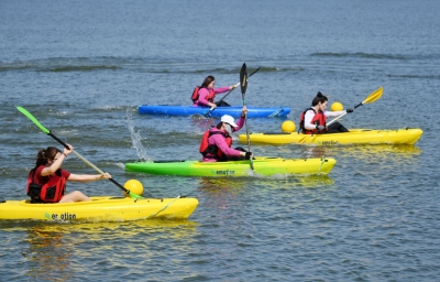 挥桨竞速 绽放激情 | 德州市职工水上趣味运动会在陵城举办