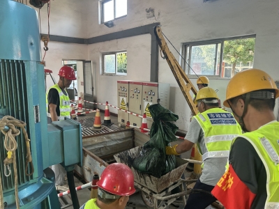 德州市政：泵站集水井清淤，提高提排效率  