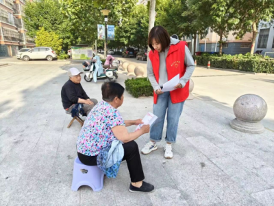 陵城区安德街道开展国防教育宣传活动