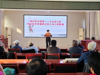 我们的中国梦 文化进万家 | 陵城区宋家镇群众性小戏小剧展演 丰富群众精神文化生活