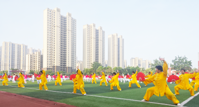 庆云县举办2024年全国老年人太极拳健身大联动活动
