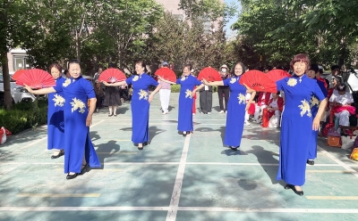 天衢新区宋官屯街道十二里庄社区开展惠民文艺演出