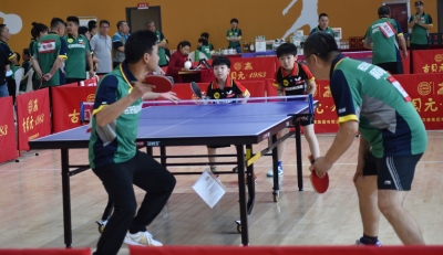 “古贝元1983杯”德州市乒乓球俱乐部大奖赛开赛 226名运动员同场竞技