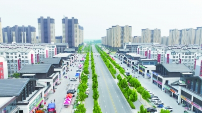 齐河县晏城街道大魏村依托区位和资源优势建起南门里商业街