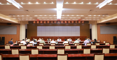 武城县委理论学习中心组进行集体学习研讨