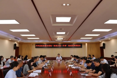 齐河县召开政务服务领域“高效办成一件事”集成改革推进会议