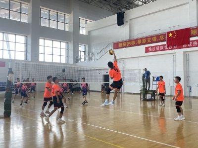 与奥运同行 | 德州市举办中小学生体育联赛排球比赛