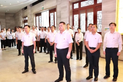 德州市振兴乡村集团赴冀鲁边区革命纪念园开展红色教育并参观考察乐陵市重点项目