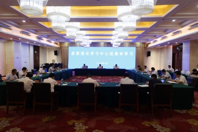 齐河县委理论学习中心组开展集体学习