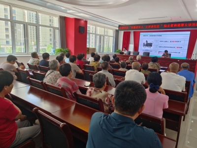 德州天衢新区袁桥镇崇德社区开展脑血管病健康义诊活动