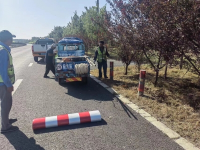 乐陵公路分中心加强公路养护  