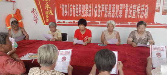 我为群众办实事 | 陵城区郑家寨镇：《反有组织犯罪法》普法宣传  我们在行动
