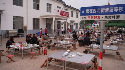 【产业赋能致富路】齐河县：“网红”村支书带民致富 村广场上卖烧烤 