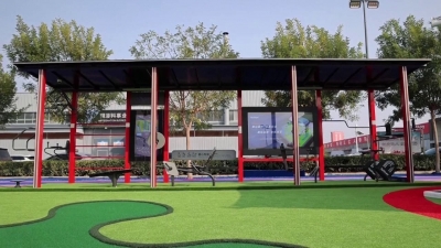 乐陵市：泰山体育开启智能公交站亭2.0