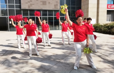 【文化社区建设】天衢新区宋官屯街道沙王社区开展广场舞培训活动