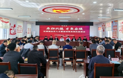 夏津县宋楼镇举办在外优秀人才“家乡行”活动