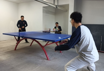【文化社区建设】天衢新区宋官屯街道明月社区举办乒乓球友谊赛