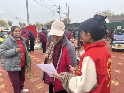 聚和新区开展“小手拉大手 反电诈在行动”活动