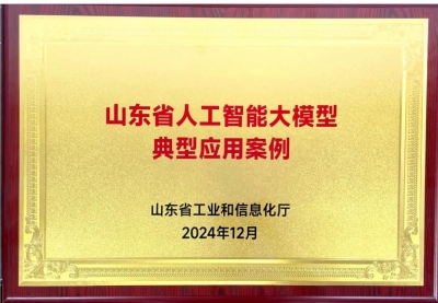 喜报！德州审计行业大模型入选山东省人工智能大模型典型应用案例