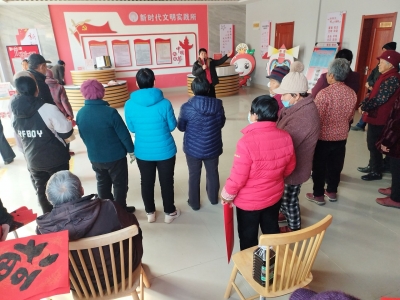 赵虎镇开展“移风易俗庆岁初”演唱活动