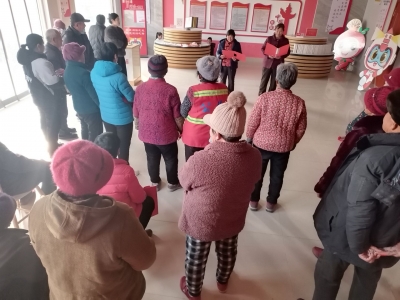 赵虎镇开展“移风易俗 一起过个文明年”朗诵会