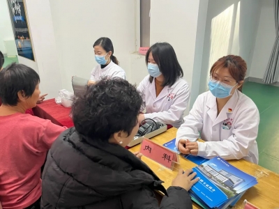 乐陵市中医院健康服务走进大业·锦绣名苑小区