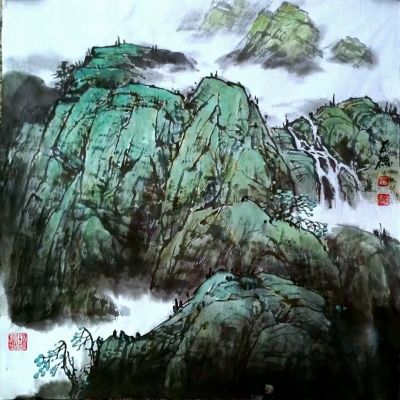 诗与画｜于占德：山水迎春