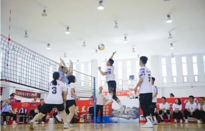 乐陵市第三届气排球比赛闭幕
