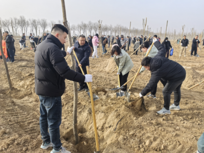 省地矿局第二水文队积极组织参与植树节活动