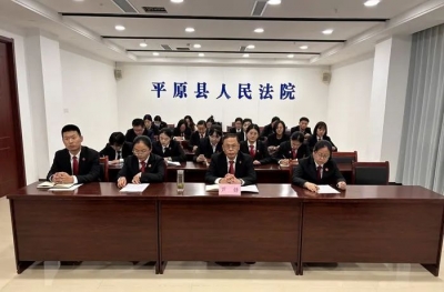 平原县人民法院召开“鸽乡廌声”青年论坛（第二期）暨书记员业务能力提升培训专题会