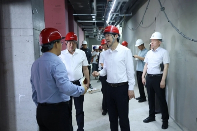 齐鲁医院德州医院：开展中心院区二期项目现场调研