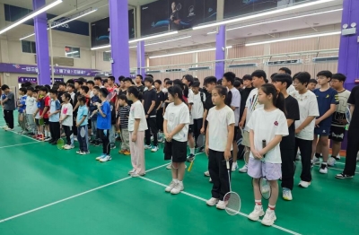 宁津县“奔跑吧·少年”中小学生羽毛球选拔赛开赛