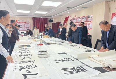 德州市书协老年书法家工委开展全国助残日公益笔会活动