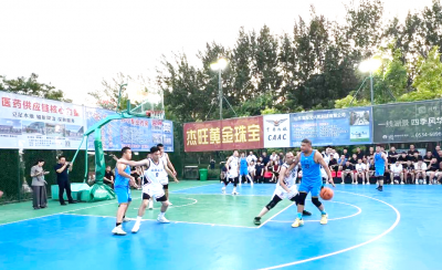 乐陵市第十五届全民健身运动会篮球比赛开幕