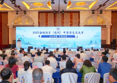 2025海峡两岸（德州）中医药交流大会开幕