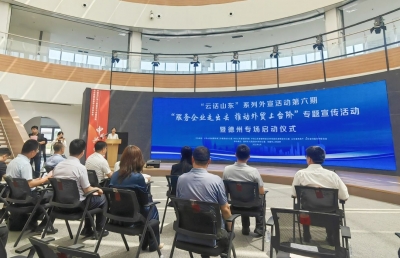 “云话山东”系列外宣活动第六期 | “服务企业走出去 推动外贸上台阶”专题宣传活动在德州启动