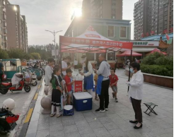 齐河县晏城街道永盛社区开展 “双场地 双主题”社区惠民行活动