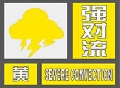 黄色预警：今天夜间至明天早晨，德州全域将出现强对流天气，局地短时强降水和8～10级雷雨大风