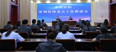 齐河法院召开审判管理重点工作推进会