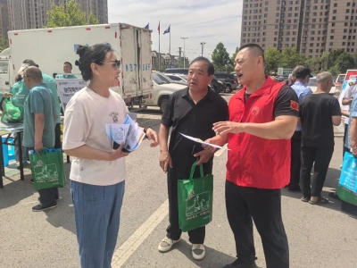 乐陵市民政局开展养老服务领域防范非法金融活动集中宣传