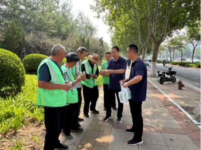 战高温护绿荫！德州园林：多措并举保障一线工人“清凉”作业  