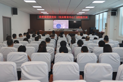 德州天衢新区袁桥镇党委党校 （党员教育中心）开展8月份专题培训