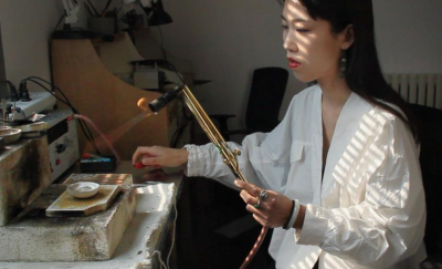 匠心绝活 | 博士美女杨宏捷成德州花丝镶嵌制作技艺传承人