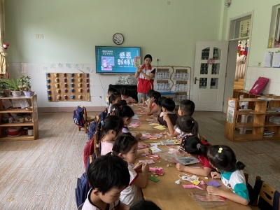 赵虎镇开展“指尖传情 感恩有你”教师节手工DIY活动