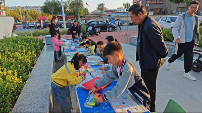 民生实事进行时 | 德城区天衢街道东长社区开展亲子共读绘画活动